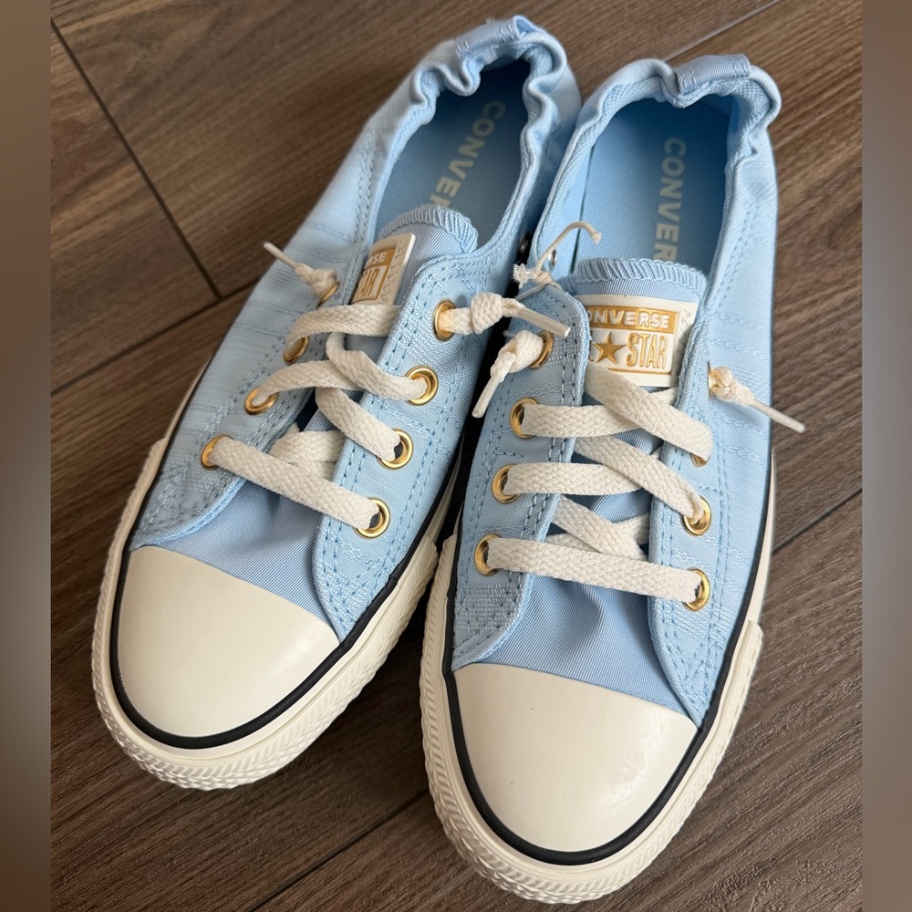 Converse Sky Blue Shoreline Slip-on Sneakers - Picture 4 of 11